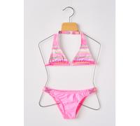 histoire de plage maillots de bain fille de couleur rose 4 A