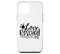 Histoire de Soutien Love Rescued Me Pet Rescue Coque pour iPhone 12 Mini