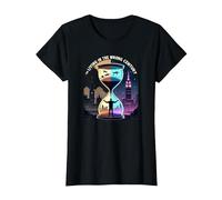 Histoire de Vivre au Mauvais siècle Art de Voyage dans Le Temps T-Shirt, Femme, Noir, 3XL