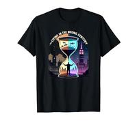Histoire de Vivre au Mauvais siècle Art de Voyage dans Le Temps T-Shirt, Homme, Noir, M