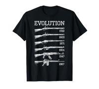 Histoire des Armes à feu Militaires Évolution des Armes à feu T-Shirt