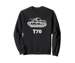 Histoire des Chars Militaires Russes soviétiques Seconde Guerre Mondiale - T70 Tank Sweatshirt