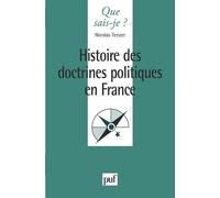 Histoire Des Doctrines Politiques En France