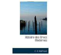 Histoire des Grecs Modernes