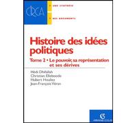 Histoire des idées politiques: Tome 2, Le pouvoir, sa représentation et ses dérives