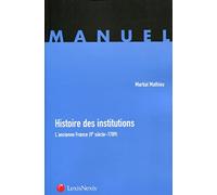 histoire des institutions publiques