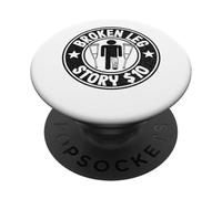 Histoire des Jambes cassées de 10 $ pour se rétablir PopSockets PopGrip Adhésif