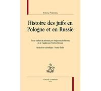 Histoire des juifs en Pologne et en Russie.