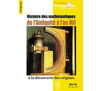 Histoire des maths de l'antiquite a l'an - Collectif - Pole - broché - Etude