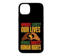 Histoire des Noirs de Protestation Afro-américaine des Droits Humains Coque pour iPhone 14 Plus