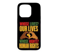 Histoire des Noirs de Protestation Afro-américaine des Droits Humains Coque pour iPhone 15 Pro