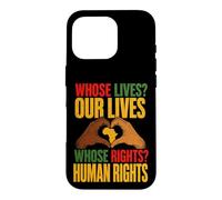 Histoire des Noirs de Protestation Afro-américaine des Droits Humains Coque pour iPhone 16 Pro