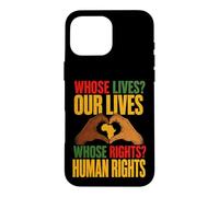 Histoire des Noirs de Protestation Afro-américaine des Droits Humains Coque pour iPhone 16 Pro Max