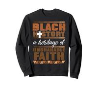 Histoire des Noirs Heritage of Unshakeable Faith Hommes, Femmes, Enfants Sweatshirt