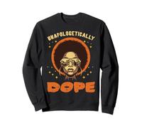 Histoire des Noirs Unapologetically Afro Femmes Afro-Américaines Sweatshirt