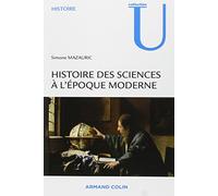 Histoire des sciences à l'époque moderne