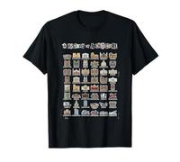 Histoire des Styles architecturaux Anciens à Modernes Graphiques T-Shirt