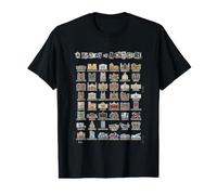 Histoire des Styles architecturaux Anciens à Modernes Graphiques T-Shirt Graphique avec Valeur