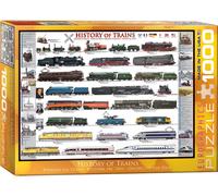 Histoire Des Trains Puzzle En Bois De 1000 Pièces 680Mm X 490Mm (Pz)