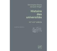 Histoire des universités XIIIe-XXIe siècle - Jacques Verger - Puf - broché - Etude