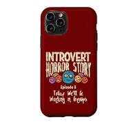 Histoire d'horreur introverti timide Citation antisociale effrayante Halloween Coque pour iPhone 11 Pro