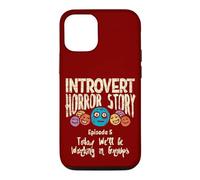 Histoire d'horreur introverti timide Citation antisociale effrayante Halloween Coque pour iPhone 12/12 Pro