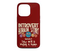Histoire d'horreur introverti timide Citation antisociale effrayante Halloween Coque pour iPhone 13 Pro