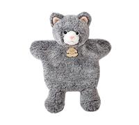 Histoire d'Ours - Doudou Marionnette - Doudou Chat - 25 cm - Gris - Cadeau Naissance - Sweety Mousse Marionnettes - Fidèles Compagnons - HO3085