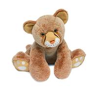 HISTOIRE D’OURS - Grande Peluche Bébé Lion 35 cm Marron - Collection Terre Sauvage - Peluche Douce Et Réaliste Pour Enfant Dès La Naissance - Idée Cadeau Naissance Ou Anniversaire - HO3058
