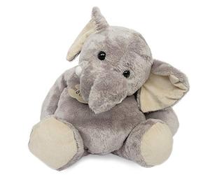 Histoire d'ours - Grande Peluche Éléphant - Savane - Gris - 38 cm - HO1284 | Collection Savane - Doudou Doux Gris - Avec Boîte Cadeau - Dès 0 Mois - Garantie Doudou Perdu - Cadeau Naissance Fille Garçon
