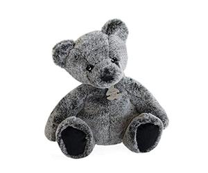 Histoire d'Ours - Grande Peluche Ours - Collection Sweety Mousse - 40cm - Anthracite - Idée Cadeau de Naissance Bébé - Avec Boîte Cadeau - Peluche Toute Douce pour Enfants pour les Câlins - HO3019