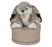 Histoire d'Ours - Les Z'Animoos Lapin Marius, Gris Taille 30 cm