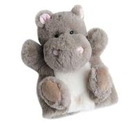Histoire d'Ours - Marionnette à Main Hippopotame - Gris Taupe - HO2592 | Matière Dense et Soyeuse - Douce comme un Doudou - Pour Raconter des Histoires - Motricité Fine - Lavable à 30° - Idée Cadeau