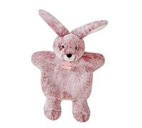 Histoire d'Ours - Marionnette Lapin - 25 cm - Rose - Cadeau bébé - HO3081 | Lapin 25 cm, coloris rose, toucher doux, lavable à 30°C selon indications, compagnon câlin pour bébé et enfant
