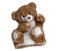 Histoire d'Ours - Marionnette Ours - Petit Ours - Marron - 25 cm - HO2596 | Stimule les Sens - Doudou Peluche Éveil pour Enfant - Lavable à 30° - Dès la Naissance - Idée Cadeau Naissance Filles Garçons