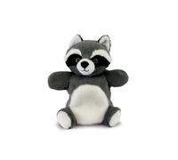 Histoire d'Ours - Marionnette Raton Laveur Doux - Podcoll - 24 cm - HO3371 | Doudou Tactile à Animer - Peluche Interactive Douce - Frimousse Espiègle - Jeu et Émotions Partagés - Idée Cadeau Naissance