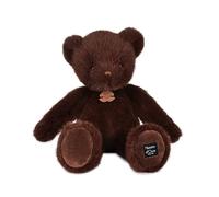 Histoire d'ours - Ours Clémentin Choco Cranberries - 38 cm - Peluche Ours Traditionnelle Ultra Douce - Idée Cadeau Naissance Bébé Mixte - Lavable en Machine 30° - Doudou Marron Foncé - HO3387