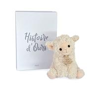 Histoire d'Ours - Peluche Agneau À la campagne - Écru 20 cm - HO3128