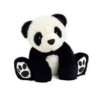 HISTOIRE D'OURS - Peluche Bébé Panda - Collection Panda - Ultra Douce et Moelleuse avec des Détails Pailletés - Coloris Noir et Blanc - Pour Enfants 24 Mois+ - Lavable À 30°C - HO2868