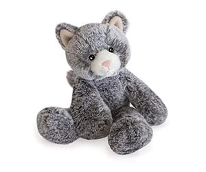 Histoire d'Ours - Peluche Chaton Sweety Mousse - 25 cm - Gris - Peluche Chat Ultra Douce et Réconfortante - Facile à Caliner - Idée Cadeau Naissance ou Anniversaire Enfants - HO3157