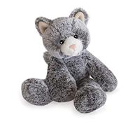 Histoire d'ours - Peluche Chaton - Sweety Mousse - Gris - 25 cm - HO3157 | Peluche Chat Ultra Douce et Réconfortante - Facile à Câliner - Lavable à 30° - Idée Cadeau Naissance ou Anniversaire Enfants