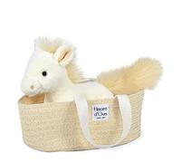 Histoire d'Ours - Peluche Cheval Palomino - Beige - 25 cm - LES PETITS NOMADES - HO3150