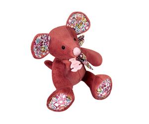 Histoire D'ours - Peluche Copain Calin Souris Terracotta 25 cm
