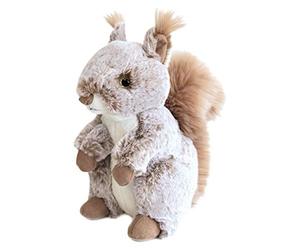 HISTOIRE D'OURS - Peluche Écureuil Adorable et Douce - Les Grands Espaces Collection Naturelle et Apaisante - Taille de 50 cm - Lavable à 30° pour un Entretien Facile - Idee Cadeau