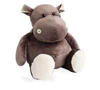HISTOIRE D'OURS - Peluche Géante Hippopotame - Collection Savane - 120 Cm Marron - Douceur et Confort pour Enfants et Adultes - Fans de la Faune Sauvage - Peluche XXL Lavable à 30° - HO1197