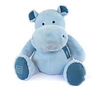 Histoire d'Ours - Peluche Géante Hippopotame - HIPPO - Bleu Jean - 85 Cm - Très Grande Peluche Douce et Mignonne pour les Calins - Cadeau Naissance et Anniversaire pour Enfants - L'HIPPO - HO3215