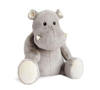 HISTOIRE D'OURS - Peluche Hippopotame 50 Cm - Collection Hippo'dou - Couleur Gris Clair - Grande Peluche - Douce et Câline - Idée Cadeau pour Enfants dès 3 Ans - Boîte Cadeau Incluse - HO2912