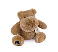 Histoire d'Ours - Peluche Hippopotame - Chocolat Chaud - 25 cm - HO3203 | Collection L'Hippo - Peluche Douce et Mignonne - Pour les Câlins - Lavable à 30° - Avec Boîte Cadeau - Idée Cadeau Naissance