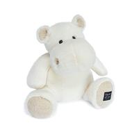 Histoire d'Ours - Peluche Hippopotame - Hip'Chic - Ivoire - 40 Cm - Grande Peluche Douce et Mignonne pour les Calins - Idée Cadeau de Naissance et Anniversaire pour Enfants - L'HIPPO - HO3091