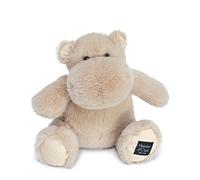 Doudou et Compagnie Peluche Hippopotame Hip'Cool Beige 25 cm Douce pour câlins HO3093